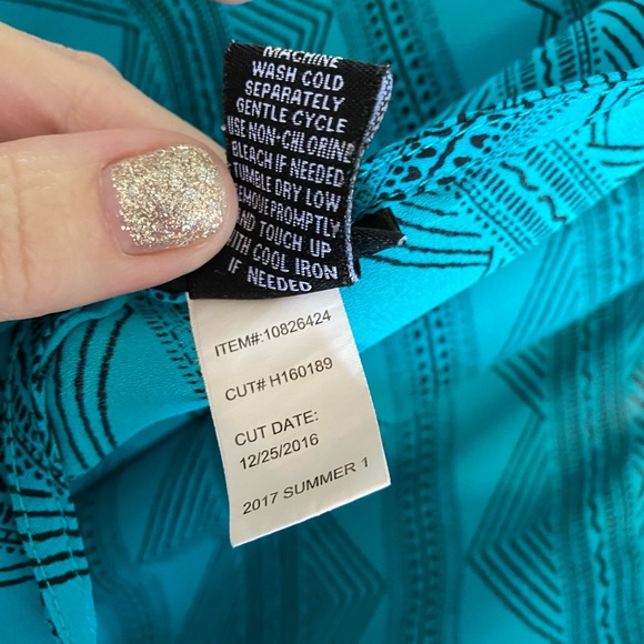 Torrid size 3 teal blouse! - Picture 7 of 10